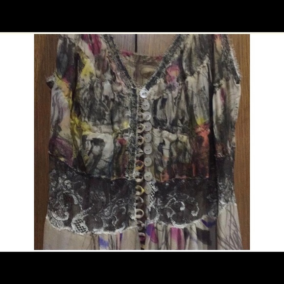 Alberta Ferretti lace cocktail dress - Picture 2 of 6